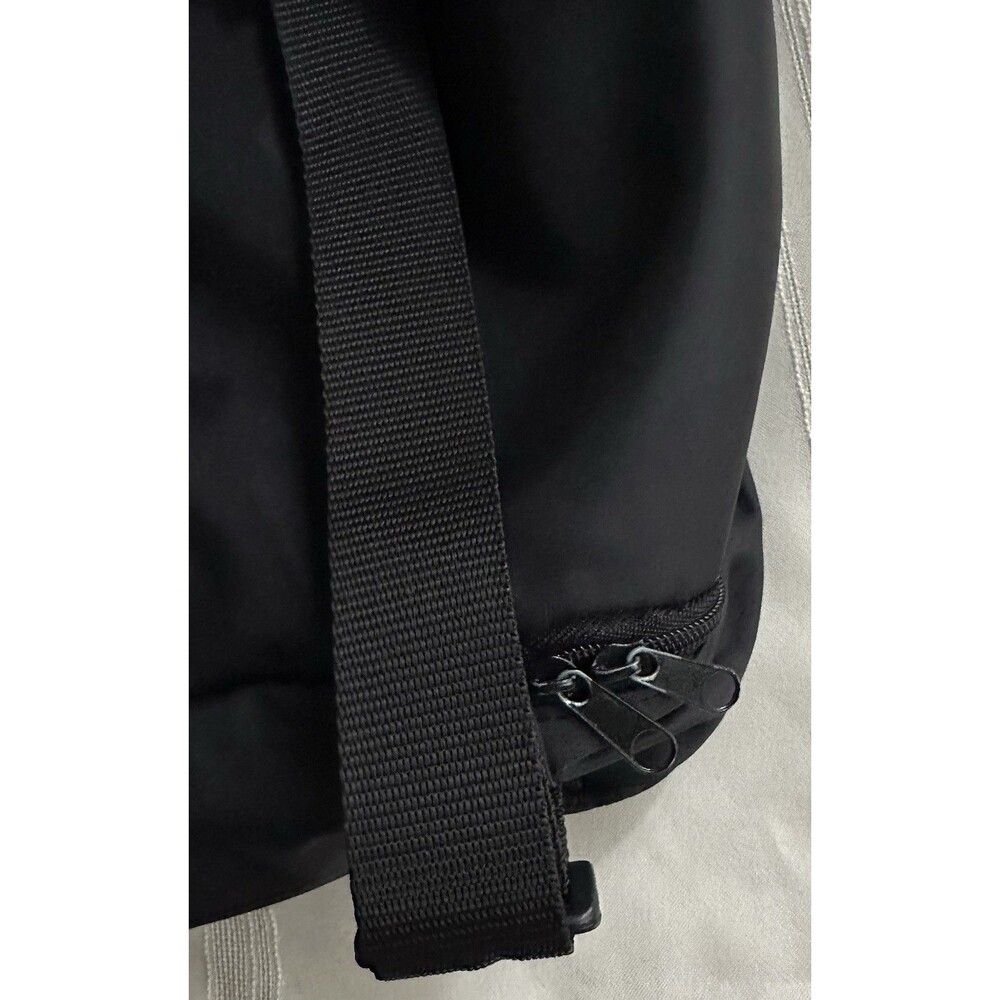 Kenneth Cole Reaction Black Nylon Backpack Buckle Strap Adjustable Large 18”x 12 - Picture 12 of 16